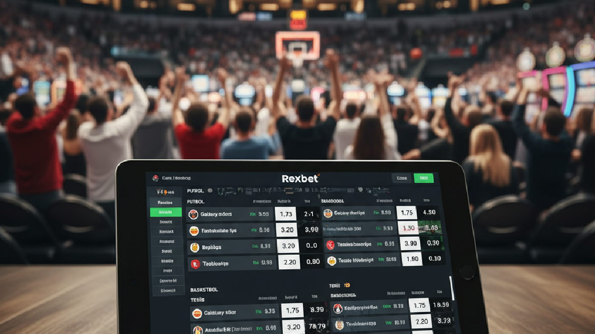 Rexbet canlı bahis ve casino oyunları yelpazesi ekran görüntüsü.