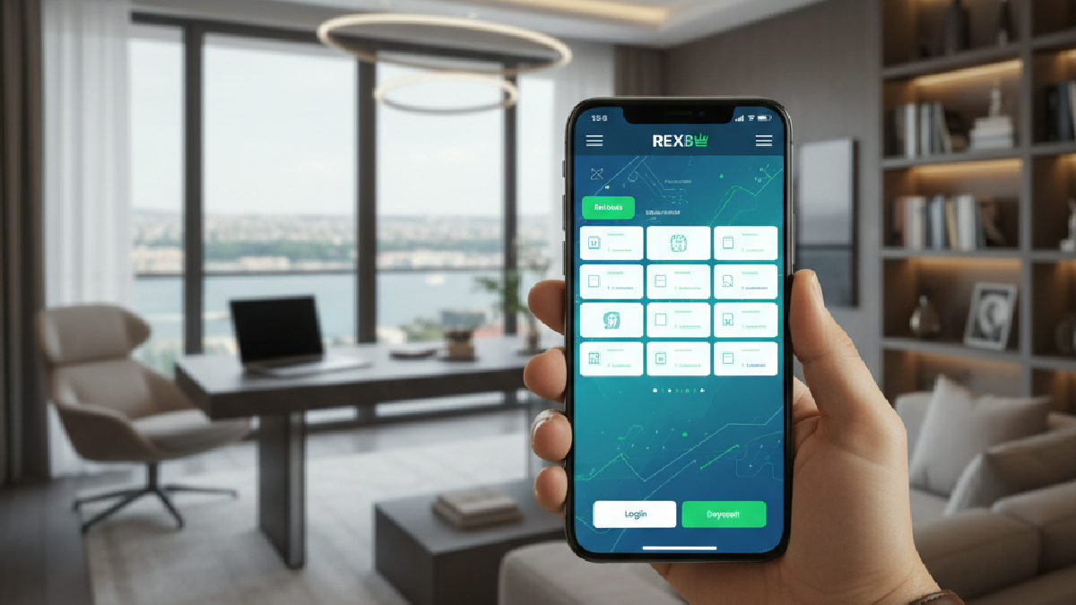 Rexbet rehber ve inceleme odaklı modern bir bahis sitesi ekran görüntüsü.